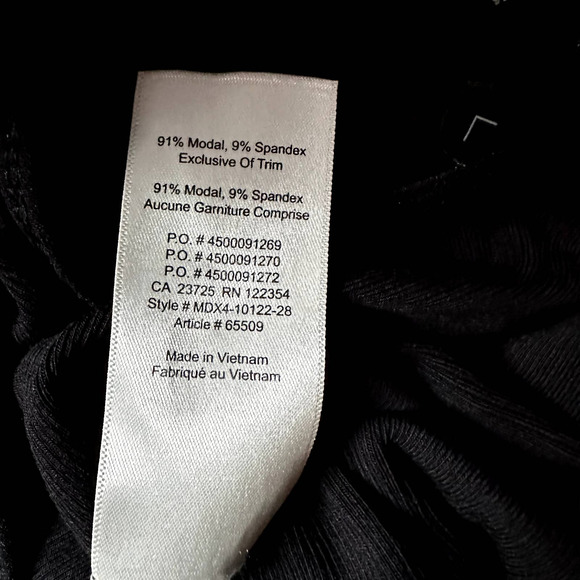 Wilfred Danette Ruffle Ribbed Thong Bodysuit‎ Size XS - Picture 6 of 6